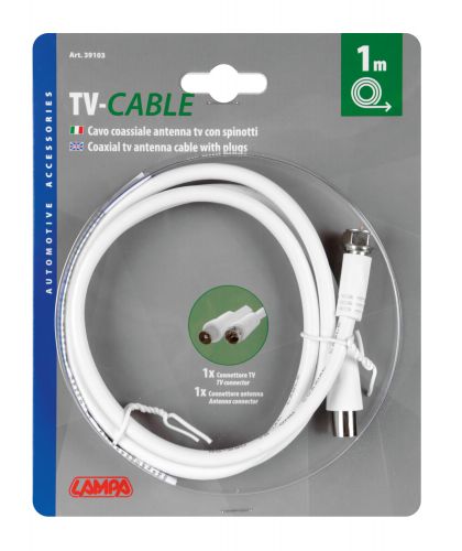 Coax Kabel TV Antenne 1m