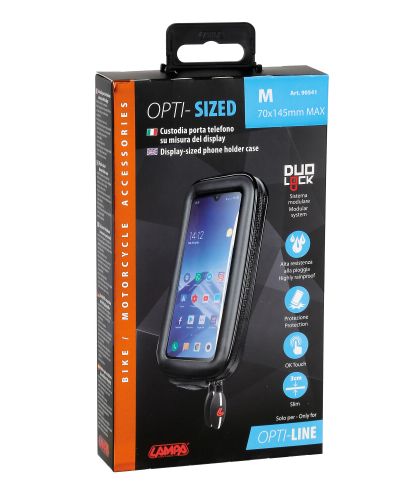 OPTI-CASE" Universeel Smartphone OPTI-SIZED M 70x145mm